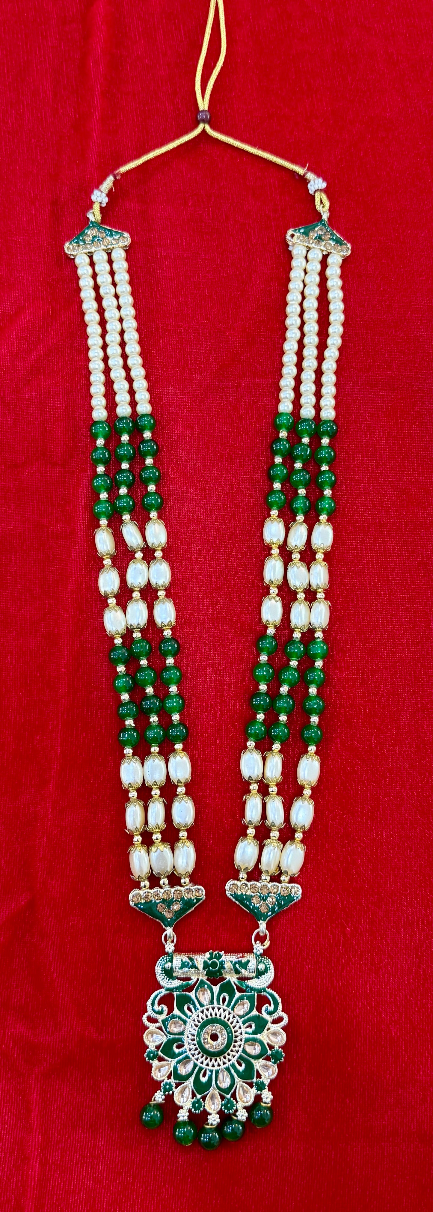 Vantara Green Wedding Mala