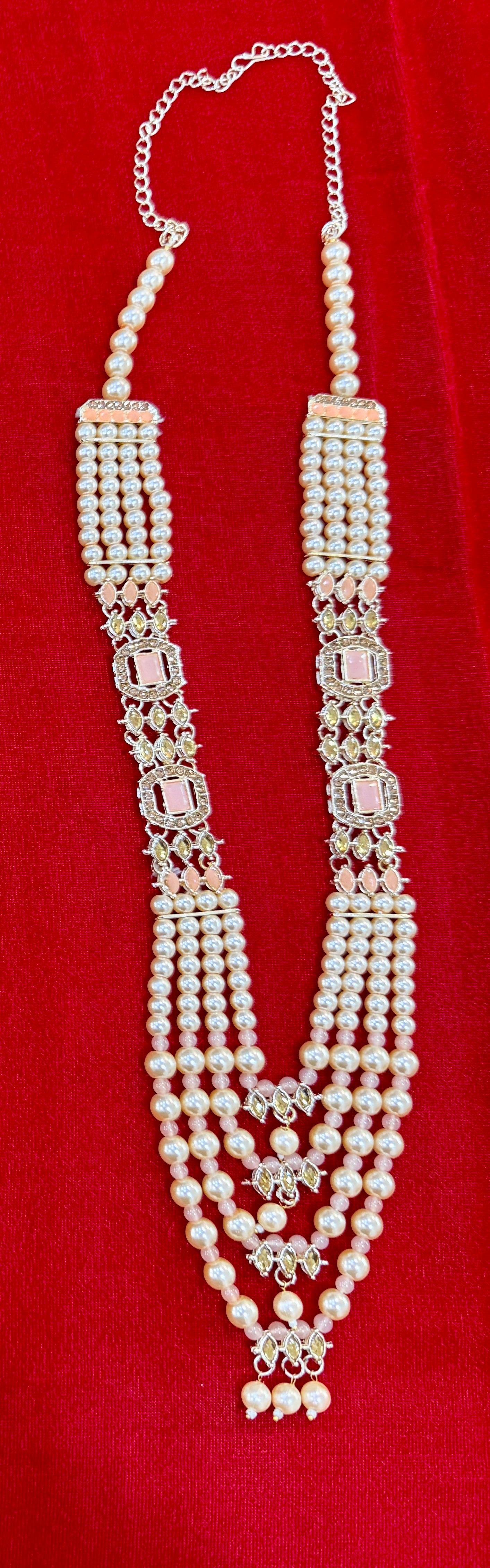 Peach Wedding Designer Mala
