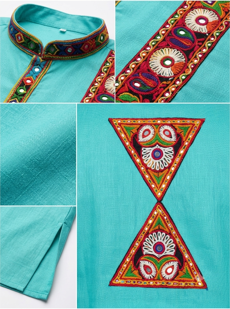 Day 9 - Green Navratri Kurta