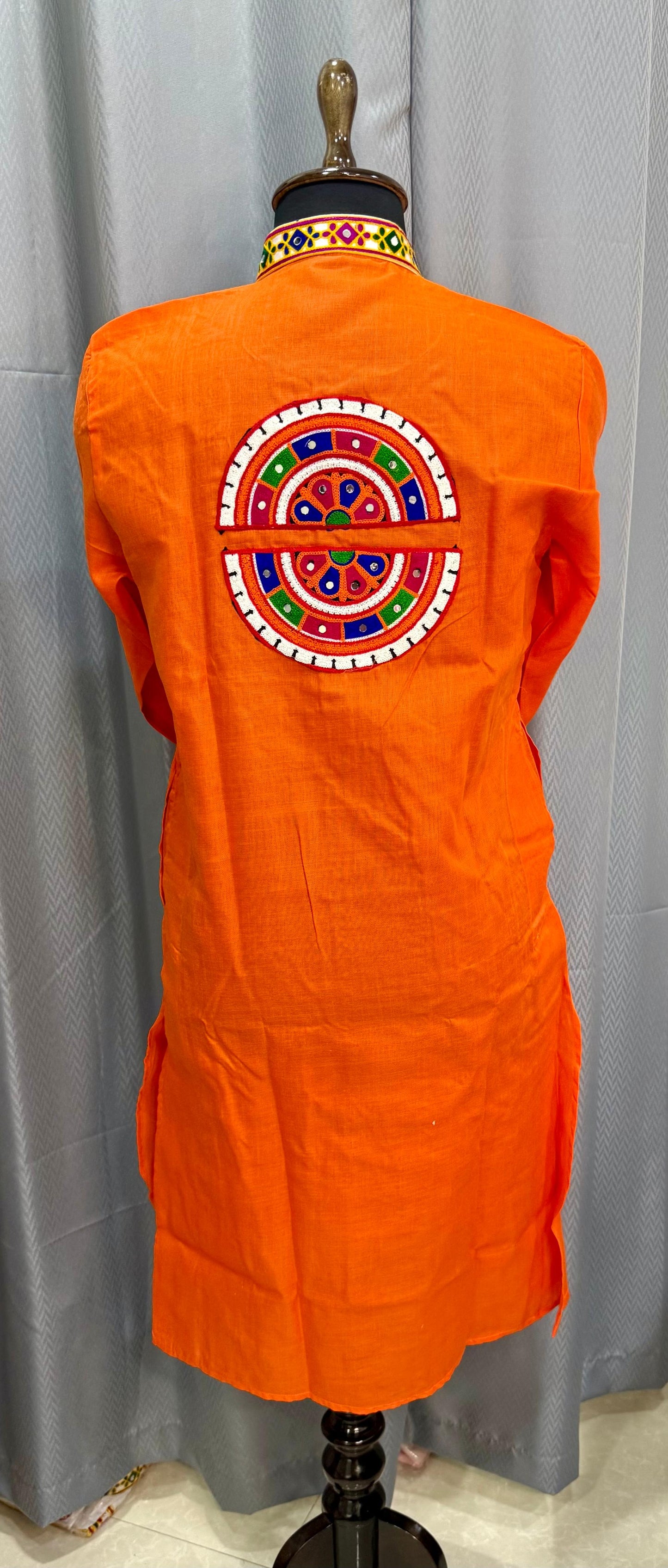 Day 1 : Orange Navratri Kurta
