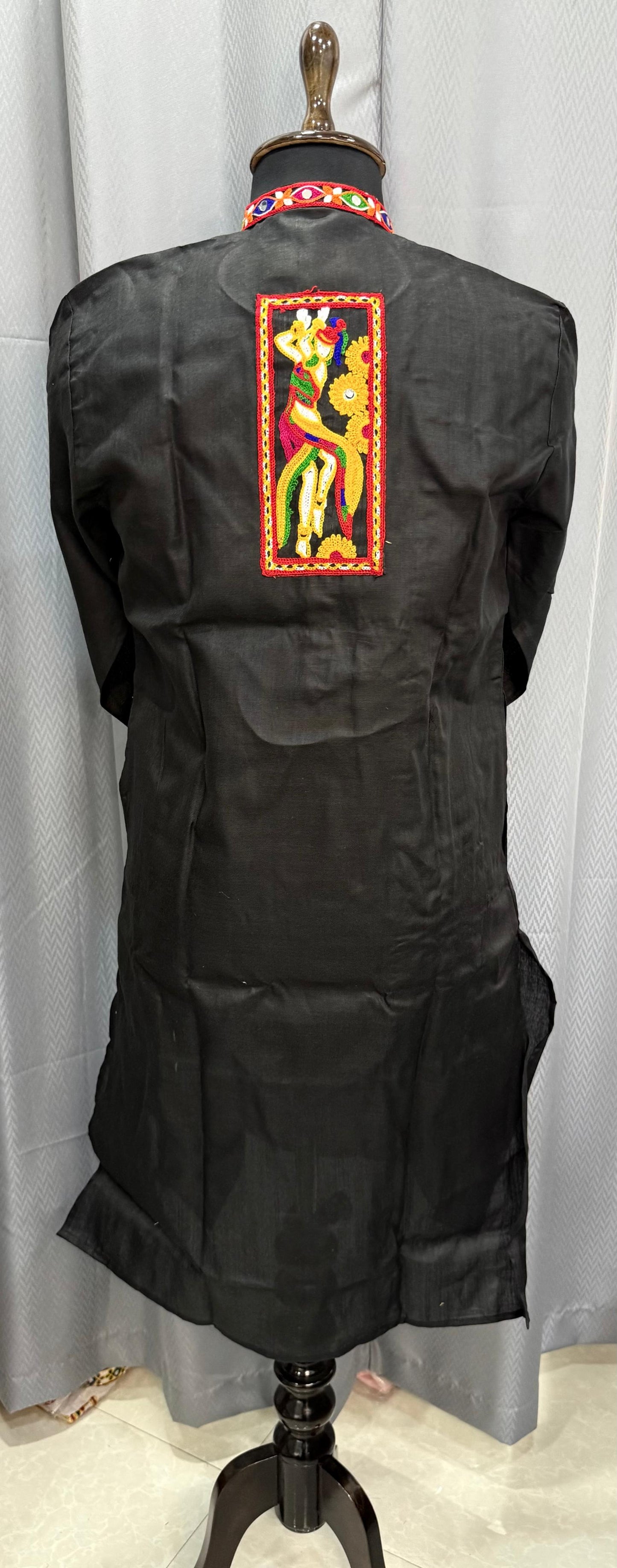 Black Navratri Dandiya Kurta