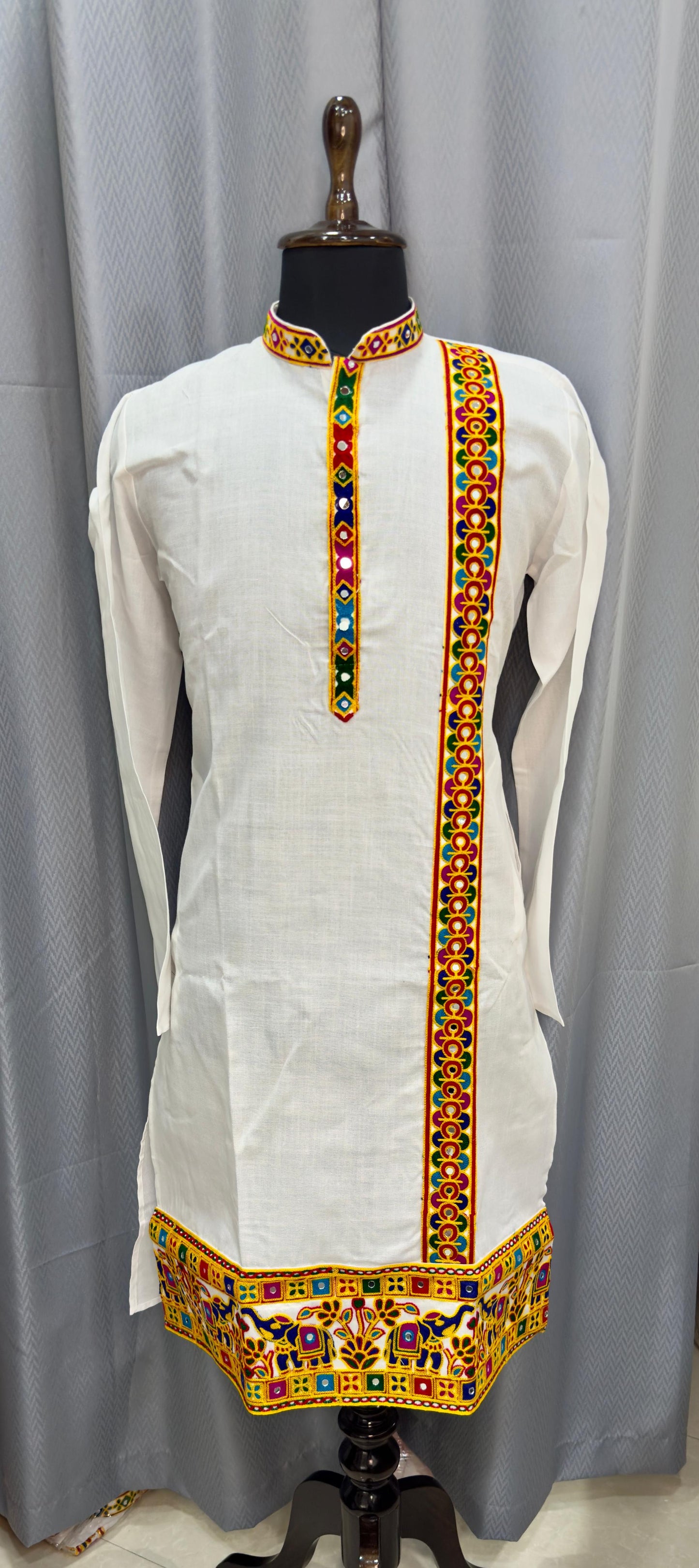 Day 2 : White Navratri Kurta