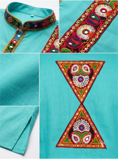 Day 9 - Green Navratri Kurta