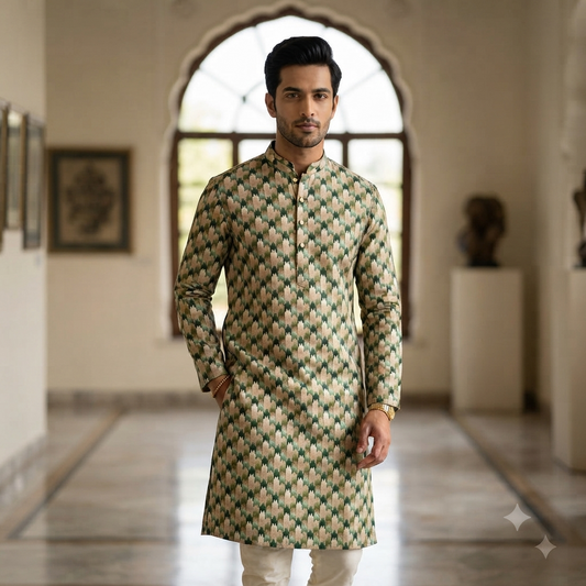 Jacquard Kurta Set