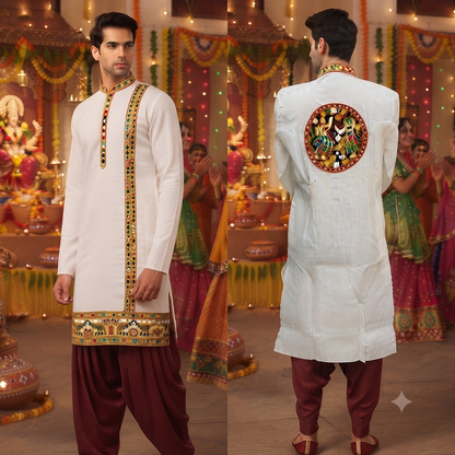Day 2 : White Navratri Kurta