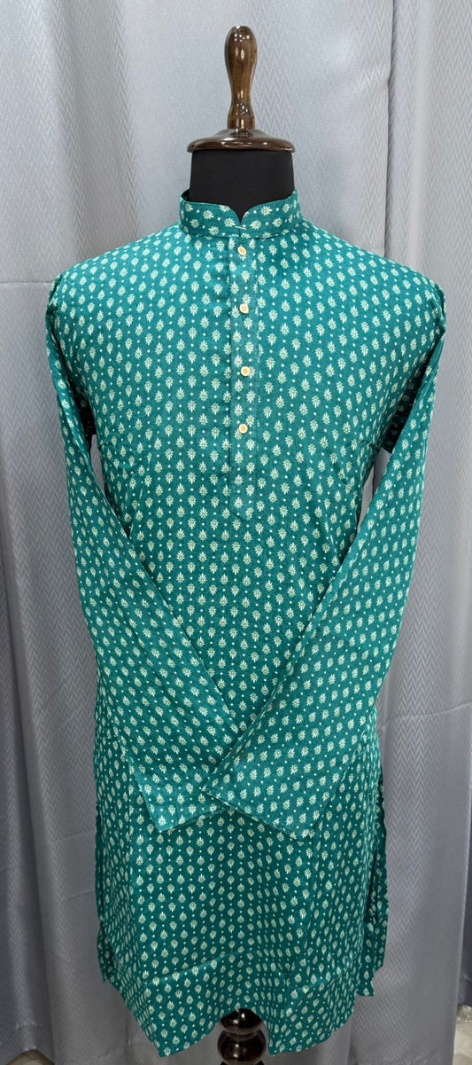 Teal Organic Kurta