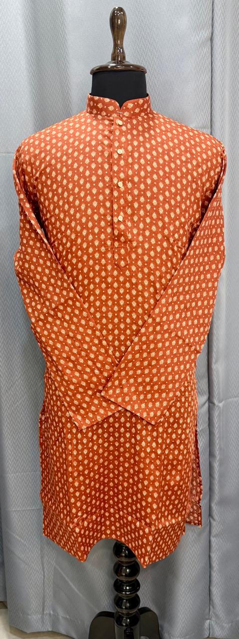 Butti Print Cotton Kurta