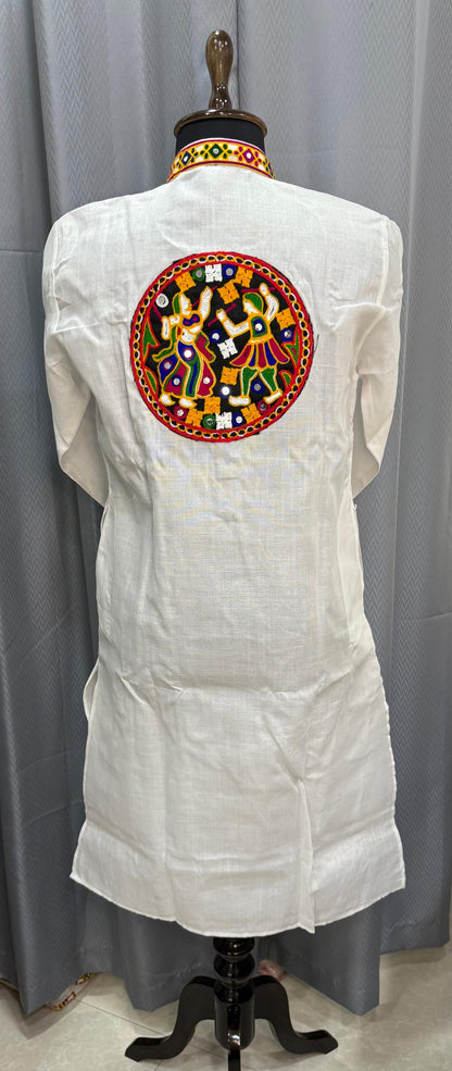 Day 2 : White Navratri Kurta