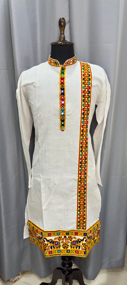 Day 2 : White Navratri Kurta
