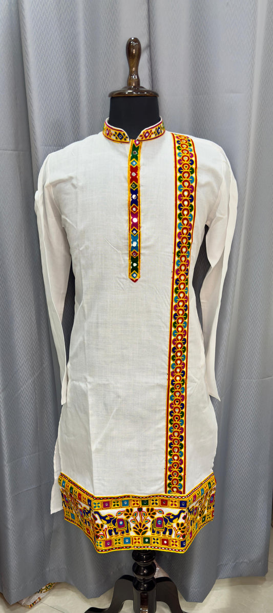 Day 2 : White Navratri Kurta