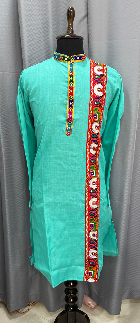 Day 9 - Green Navratri Kurta