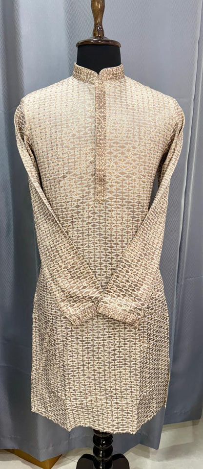 Glitzernde Lucknowi Kurta
