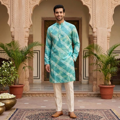 Turquoise Blue Kurta