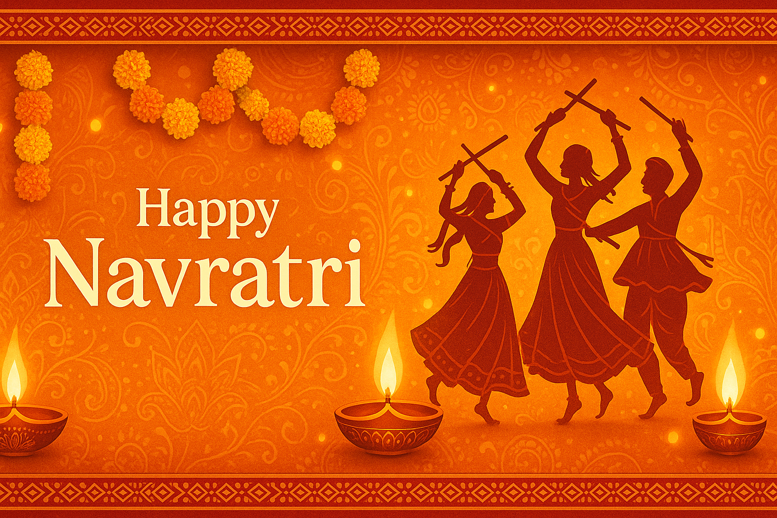 happy navratri web banner